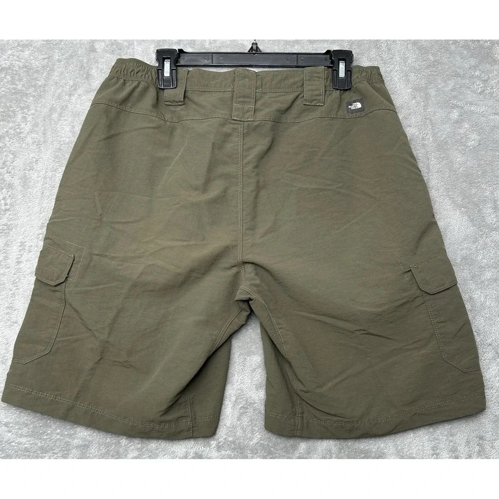 The North Face Mens Paramount Peak Nylon Cargo Shorts Mens Medium M Green Hiking